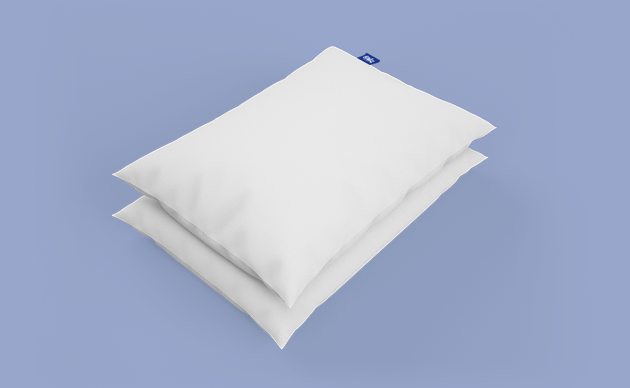 Cool Budget classic white microfibre pillows with virgin polyfibre filling