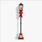 Dark red and black brush gold lamp post- 157cm LED018 - 1