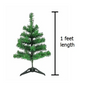 1ft Artificial Green Colour Christmas Tree – Christmas Decoration - Plastic