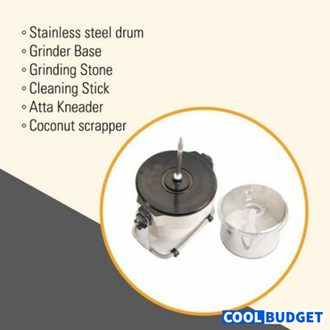 Domestic Tabletop Tilting Wet Grinder – 1.5L (Indian Made) - 2