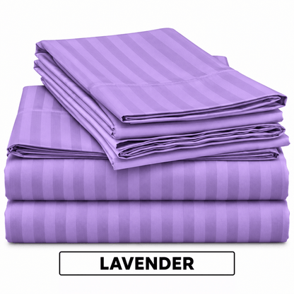 Egyptian Cotton Bedsheet 3-Piece Set - Soft, Stylish & Comfortable - Free Delivery - 35