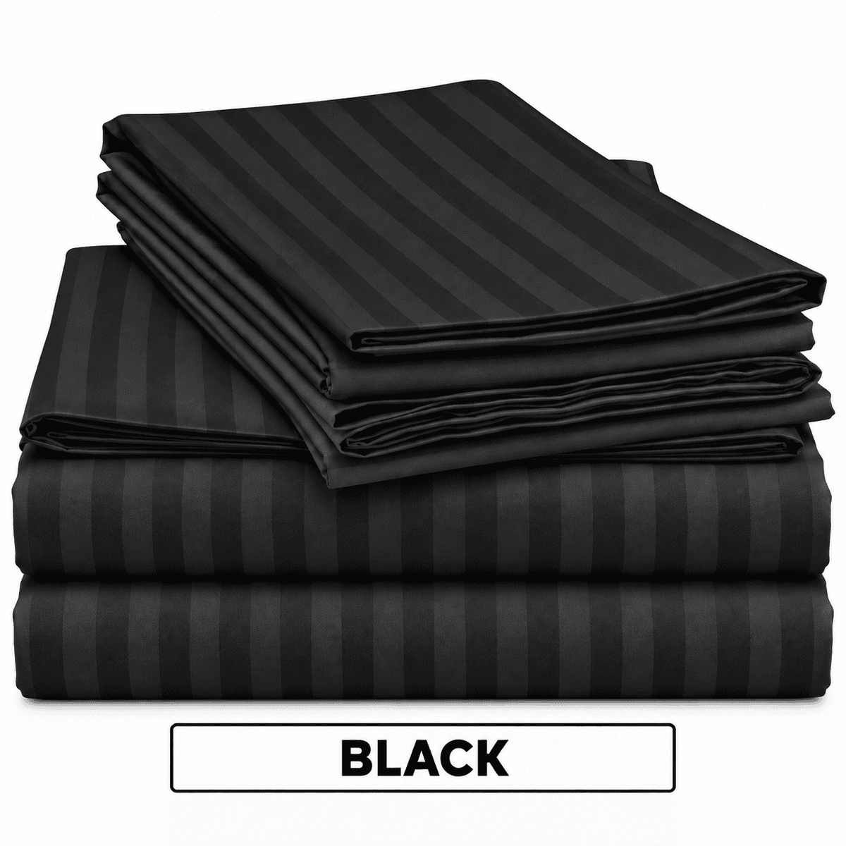 2 Pcs Offer Pack | Premium Egyptian Cotton Striped Bed Sheets | Soft, Stylish and Comfortable - Multi Colours - Free Delivery