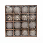 Elegant Silver Christmas Ornament Set - 16 Balls Premium Shatterproof Holiday Decorations - 1