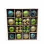 Elegant Teal, Green & Gold Christmas Ornament Set - Premium Shatterproof Holiday Decorations - 1