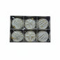Elegant White and Gold Christmas Ball Ornaments Set - Textured Designer Collection - 1