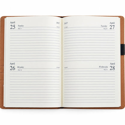 Executive 2027 Dated Diary Planner Daily Agenda Schedule Layout