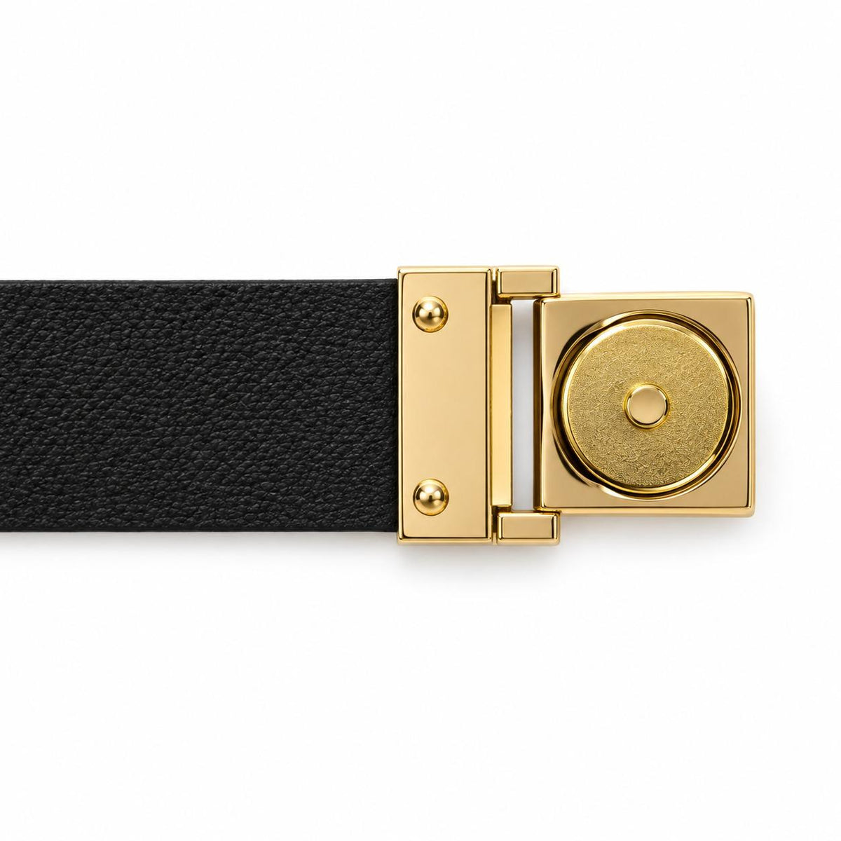 Executive 2027 Dated Diary Planner Gold Magnetic Clasp Locking Mechanism Detail