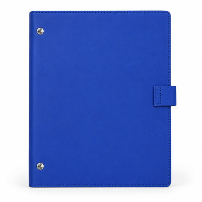Executive 6-Ring Leather Binder Back Cover with Corner Rivets