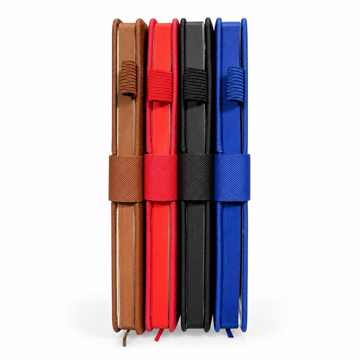 Executive Saffiano Journal Open Spread with Lined Memo Pages