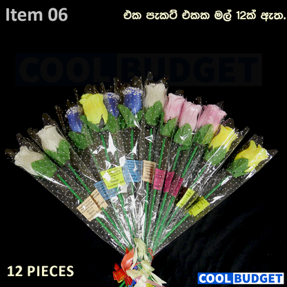 12Pcs Flowers Bouquet
