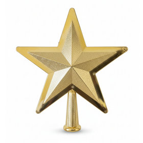 Gold Christmas Tree Top Star – Hanging Christmas Decoration - 1