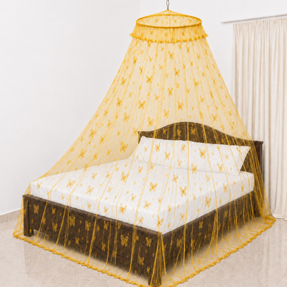 High Quality Classic Mosquito Net - (Canopy Style) Printed Butterfly Material - 5