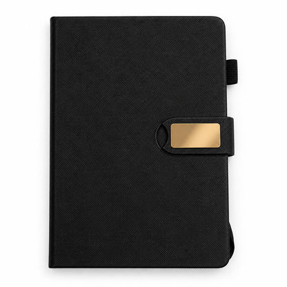 Luxury 3-Piece Executive Gift Set - Black Saffiano Leather Journal Standalone