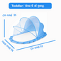 Portable Pop-Up Baby Mosquito Net – Breathable Folding Tent - 3
