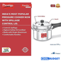 Prestige Svach 3L Aluminium Pressure Cooker – No Spill - 1