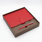 Professional Blue Textured Notebook Pen Gift Set - 2