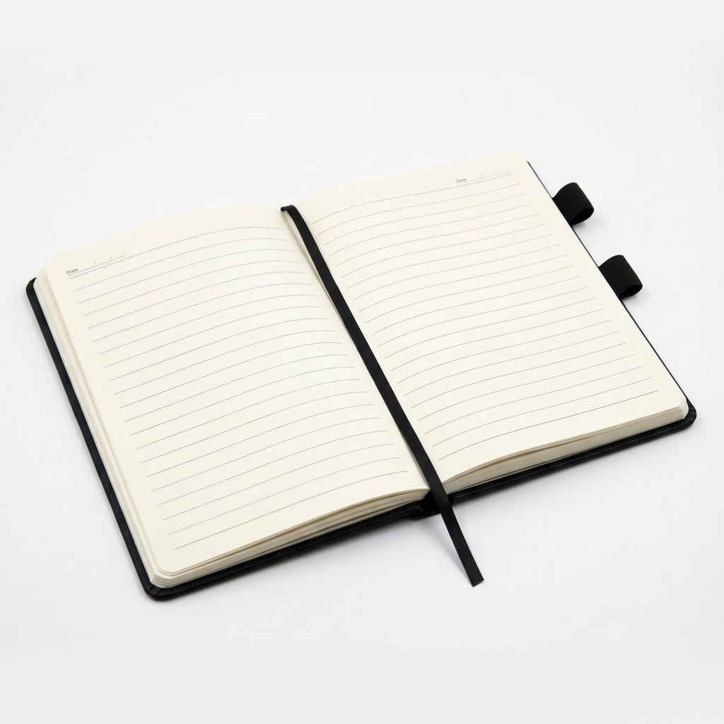 Professional Blue Textured Notebook Pen Gift Set - 7