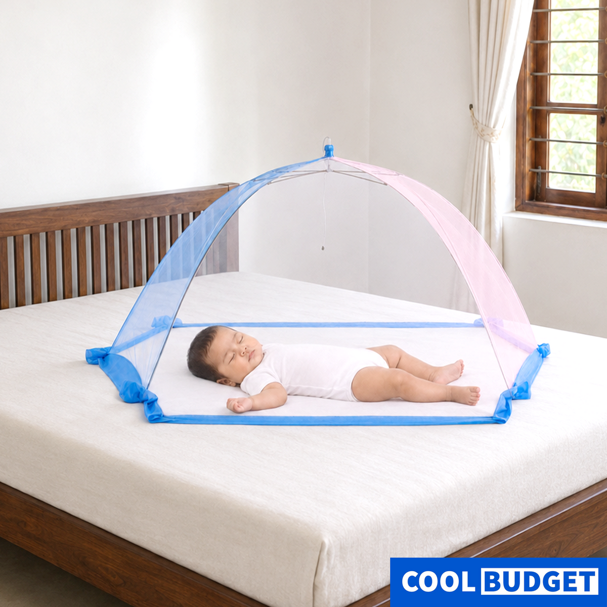 RAINCO BUGS PRINTED BABY MOSQUITO NET -MIXED COLOUR - 1