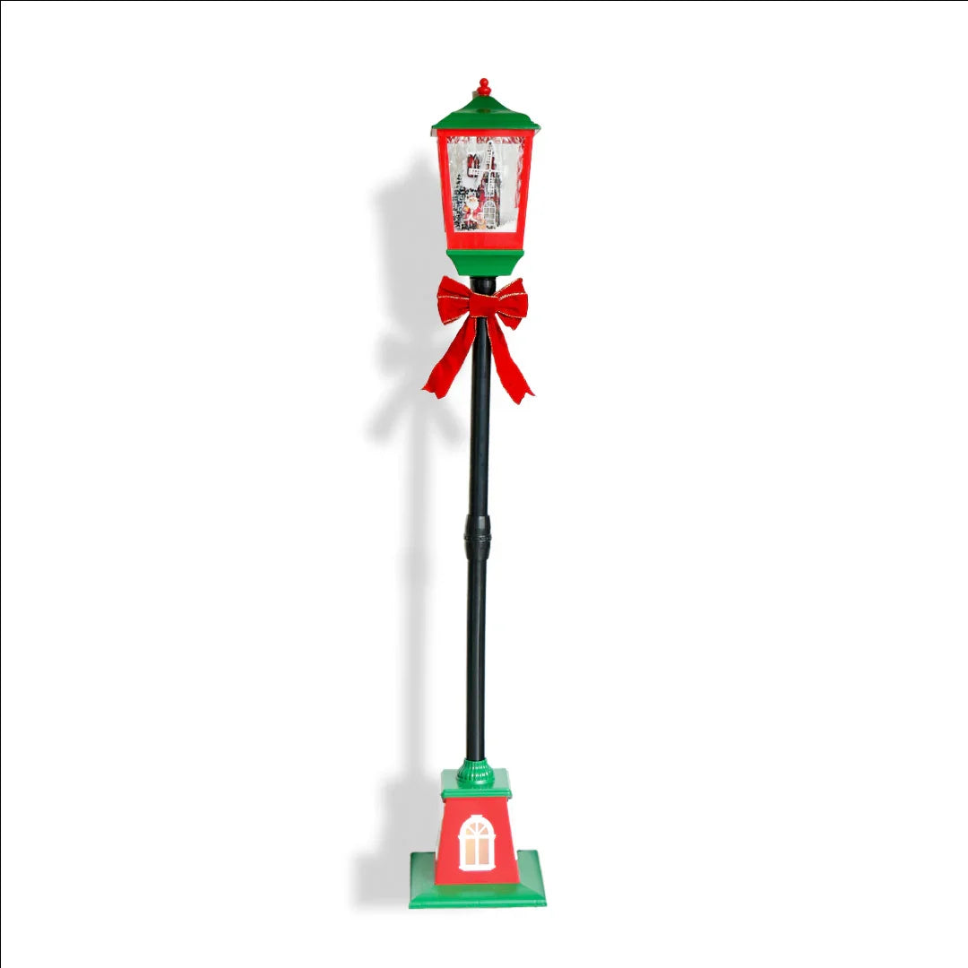 Red and green lamp post - 157cm LED017 - 1