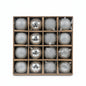 Silver Christmas Ornament Set – 16 Mixed Texture Baubles for Holiday Tree Decoration - 1