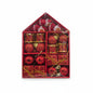 Traditional Red & Gold Christmas Ornament Set with Santa, Drums, Balls, and Gift Boxes - 1