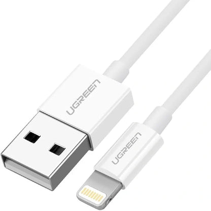 UGREEN 1 Meter USB to Lightning Cable Nickel Platted – MFI Certified ABS Shell – US155 - 20728 - 1