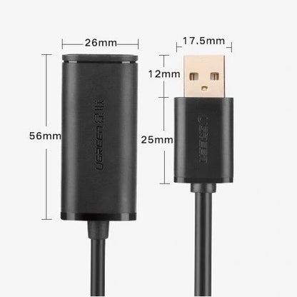 UGREEN 10 Meters USB 2.0 Active Extension Cable with Chipset – US121 - 10321 - 1