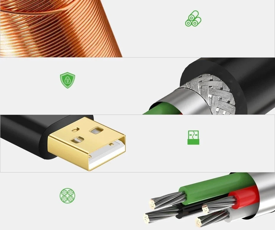 UGREEN 10 Meters USB 2.0 Active Extension Cable with Chipset – US121 - 10321 - 2