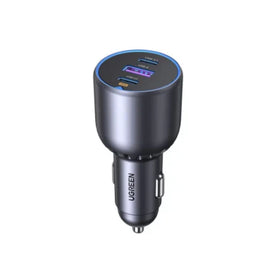 UGREEN 130W Dual Type-C & 1x USB Ports Metal Car Charger – EC705 - 35025 - 1