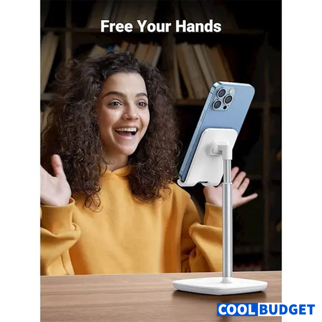 UGREEN Adjustable Desk Phone Holder – White - 2