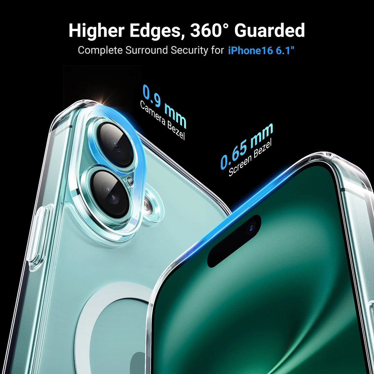 UGREEN iPhone 16 Plus Classy Clear Magnetic Protective Case – CA110 - 45926 - 8