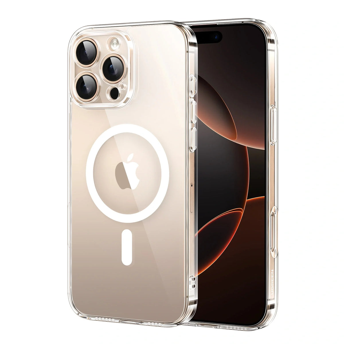 UGREEN iPhone 16 Pro Max Classy Clear Magnetic Protective Case for Upgraded Version – CA112 - 45924 - 1