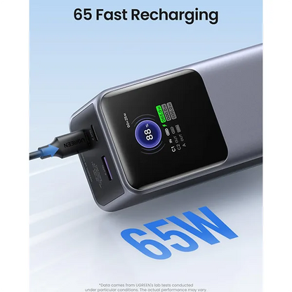 UGREEN Nexode 20000mAh 130W Smart Display with Built-in Cable – PB723 - 55365B - 2