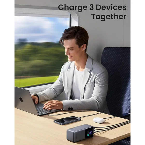 UGREEN Nexode 20000mAh 130W Smart Display with Built-in Cable – PB723 - 55365B - 4