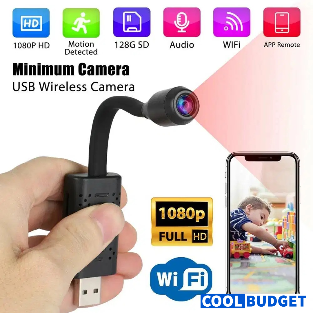 USB WiFi MiNi CCTV Camera with Voice Record (Code : 1015) - 4