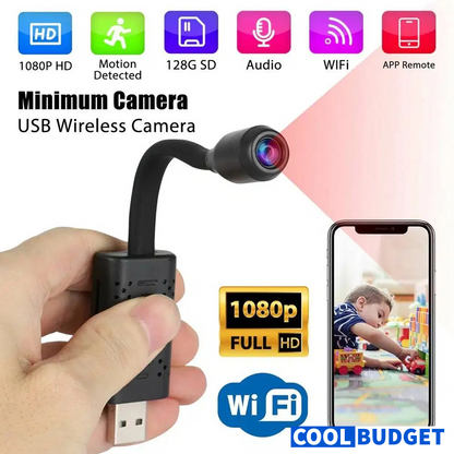 USB WiFi MiNi CCTV Camera with Voice Record (Code : 1015) - 4