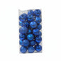 Vibrant Blue Christmas Ornament Set - Premium Shatterproof Holiday Ball Ornaments - 1