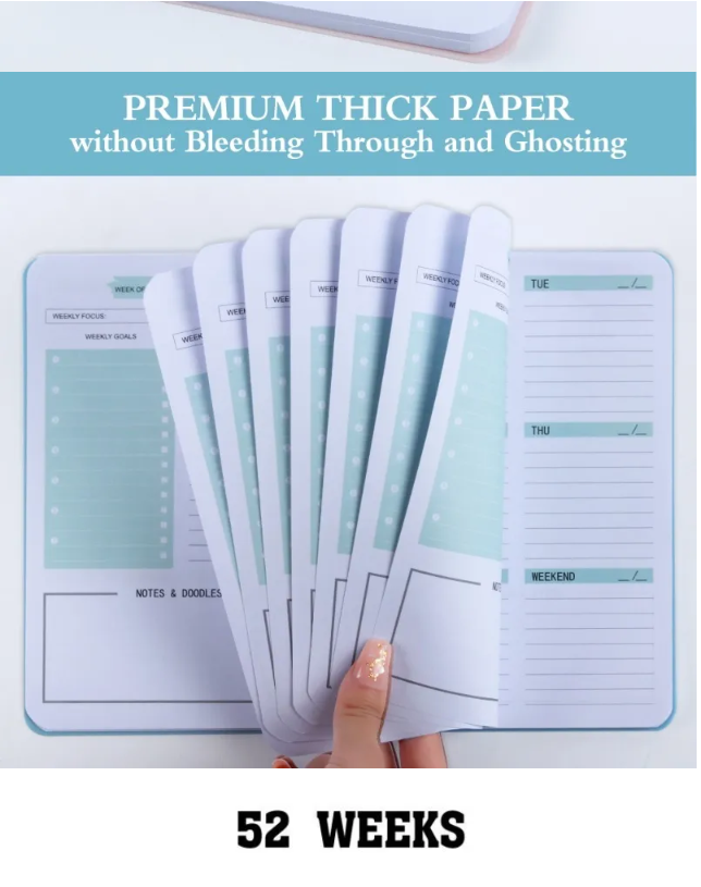Weekly Planner Agenda A5 Notebook - 3