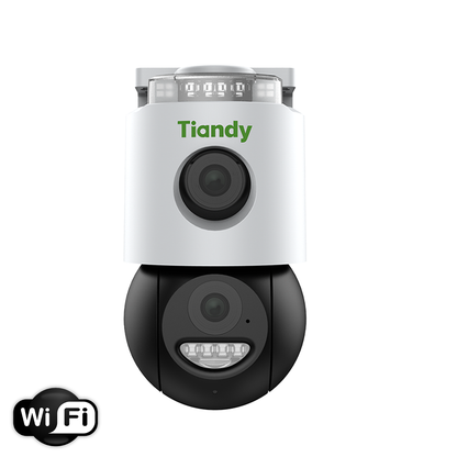 WiFi 6MP Tiandy CCTV PTZ Outdoor Night Vision Color Camera - 1
